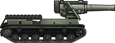 Sideview of M27 SPG